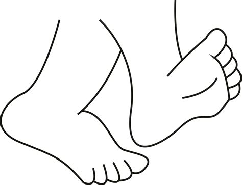 toes clip art 4