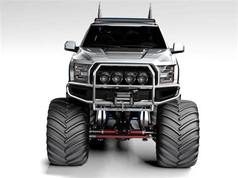 Ford Raptor Monster Truck D Turbosquid