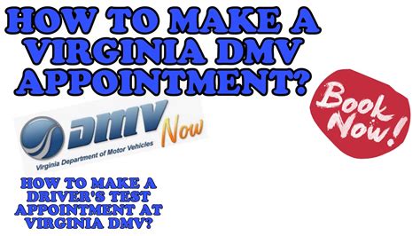 HOW TO MAKE A VIRGINIA DRIVER’S TEST APPOINTMENT 2022 || VIRGINIA DMV ...