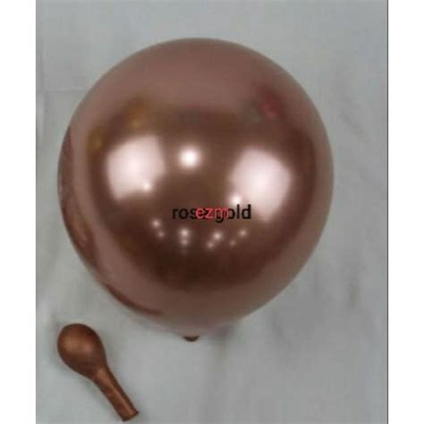 12 Inch Metalic Metallic Color Shining Chrome Latex Balon Belon