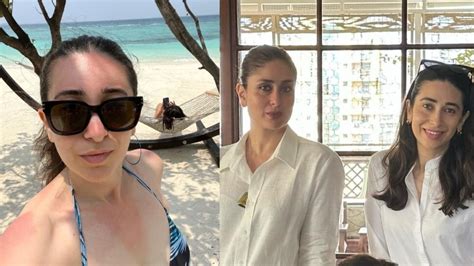 Kareena Kapoor Reacts To Karisma Kapoor S Throwback Beach Pic That