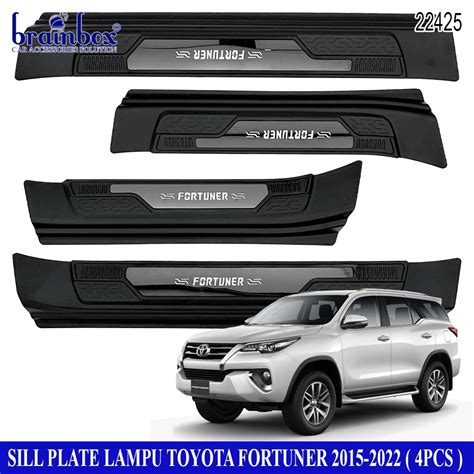 Jual Sill Plate Samping Lampu LED Toyota Fortuner 2015 2022 Plastik