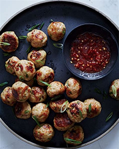 Sesame Ginger Chicken Meatballs Recipe Recipe Chicken Meatball