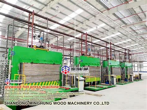 Hydraulic Pressing Machine Plywood Hot Press SHANDONG MINGHUNG WOOD MACHINERY CO LTD
