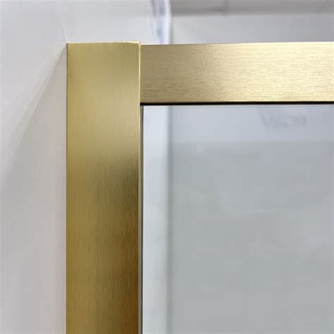 ᐉ Купить Душевой уголок RGW SV-42G профиль золото brush, прямоугольная ...
