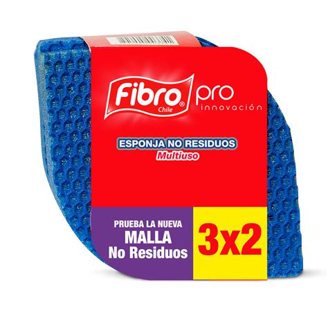 Pack Esponja Microfibra X No Residuos Azul Fibro Distribuidora Manzano