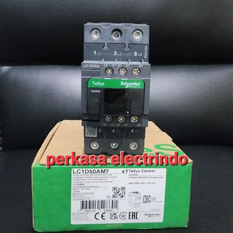 Jual Kontaktor Schneider LC1D50M7 220V AC Original Jakarta Pusat