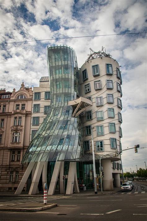 Casa Da Dan A Em Praga Rep Blica Checa Imagem De Stock Editorial