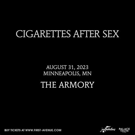 Cigarettes After Sex Armory First Avenue