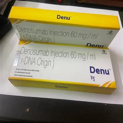 Denu Denosumab 60 MG Injection Packaging Type Box At Rs 6500 Piece In