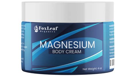 Magnesium Cream Support For Sleep Leg Cramps Joint Support And Muscle Soreness Maximum