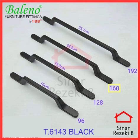 Jual Tarikan Black Hitam Gagang Handle Laci Pintu Lemari