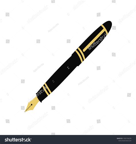 Black Ink Pen Cartoon Vector Image Stock Vector (Royalty Free ...