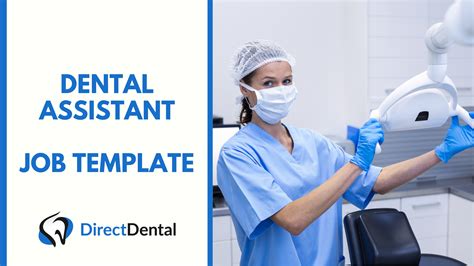 Dental Assistant Job Template Directdental