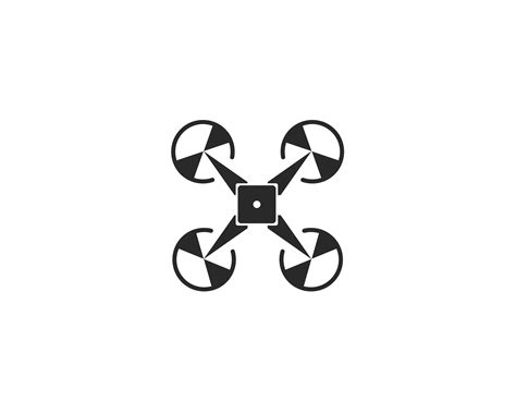 Drone Logo And Symbol Vector Illustration 623621 Vector Art At Vecteezy