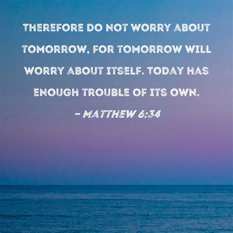 Dont Worry About Tomorrow