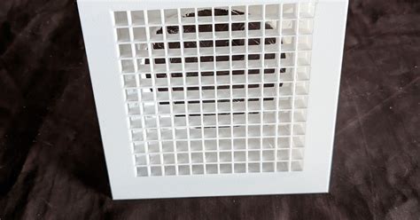 Wall or ceiling register vent cover for 4" duct - single piece print by ...