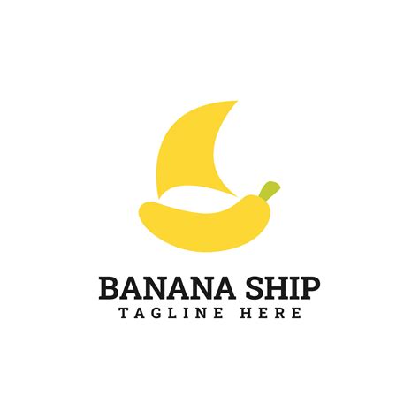 Banana Boat Logo Design Illustration 5013848 Vector Art At Vecteezy