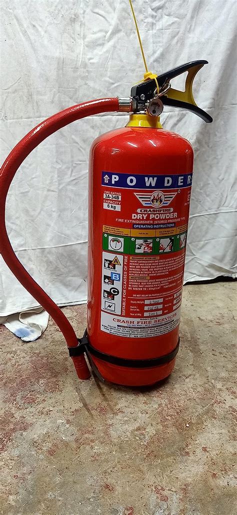 Crashfire Abc 6 Kg Fire Extinguisher Home Improvement