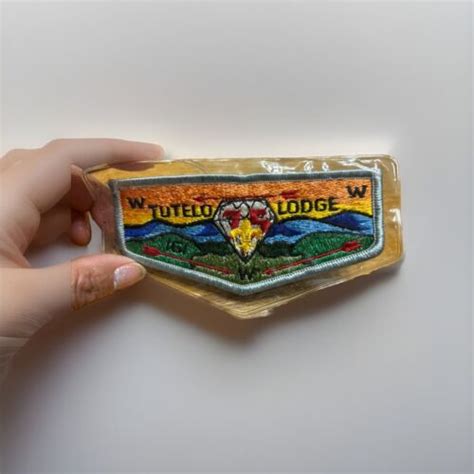 Tutelo Lodge Oa S Flap Blue Ridge Mountains Council Gry Bdr New