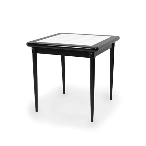 Conjunto Mesa De Jantar Em Madeira Preto Prime Azulejo Cadeiras Gomos Nude