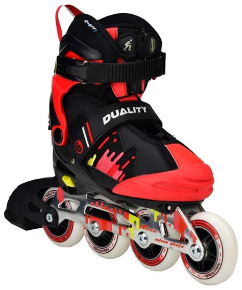 Роликовые коньки детские Micro Duality (Red/Black) Красный MIS-S5-RD-29 ...
