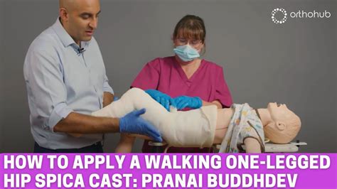 Applying Spica Cast