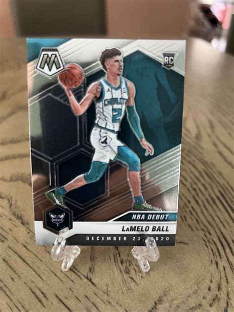 Lamelo Ball Rc Mosaic Nba Debut Rookie Card Charlotte Hornets