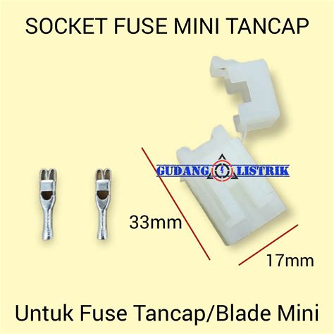 Socket Fuse Tempat Sekring Tancap Blade Mini Tanpa Kabel Lazada Indonesia