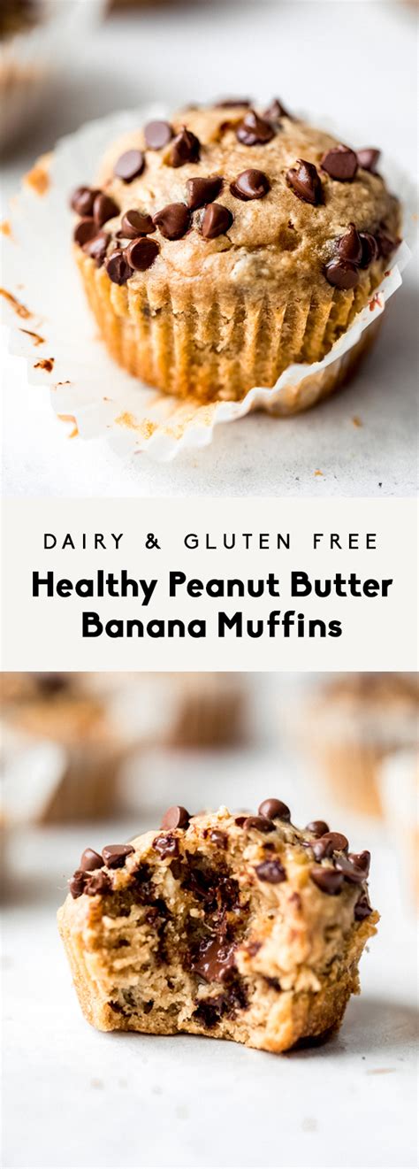 Healthy Peanut Butter Banana Muffins Ambitious Kitchen Recipe