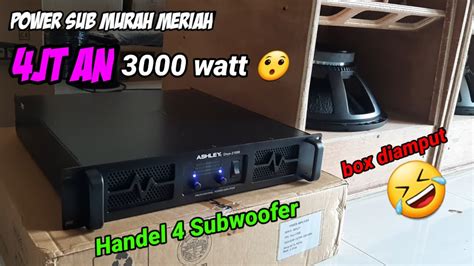 Ashley Onyx 21000 3000watt Test Subwoofer Termurah YouTube