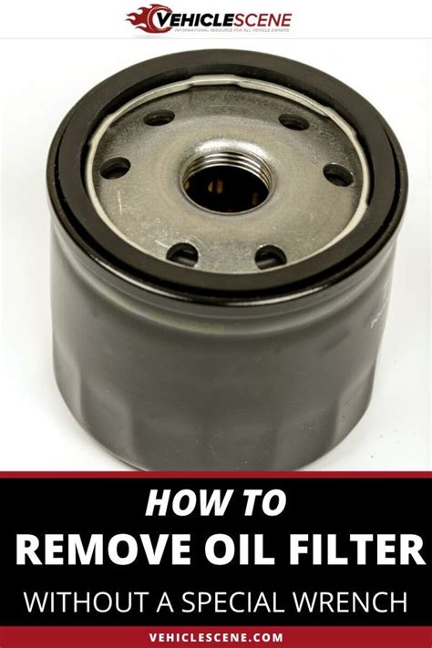 Remove Stuck Oil Filter Without Wrench