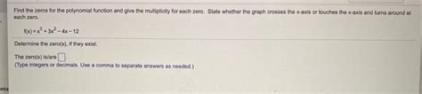 Solved Use The Leading Coefficient Test To Determine The End