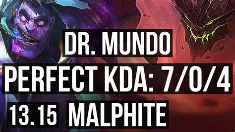 Mundo Vs Malph Top Rank Mundo Godlike Euw Grandmaster