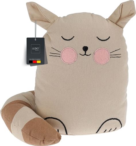 LILENO HOME Türstopper Tier als Katze Beige hochwertiger Kinderzimmer