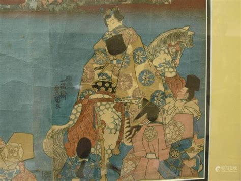 51BidLive UTAGAWA KUNISADA 1786 1865 JAPANESE UKIYO E WOODBLOCK