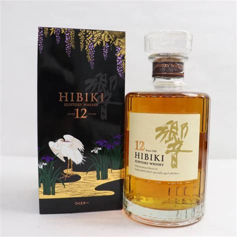 【目立った傷や汚れなし】1円~suntory（サントリー）響 12年 白鷺 意匠カートン 43％ 500ml X23e110029の落札情報