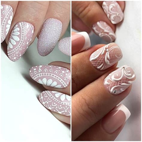 30 Beautiful Lace Nails Art Ideas Video Tutorial