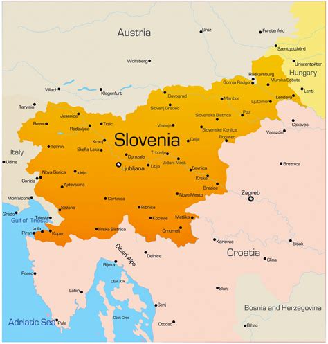 Slovenia Location Map