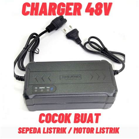 Jual Charger Aki Sepeda Motor Listrik 48v 20Ah Cas Aki Sepeda Listrik