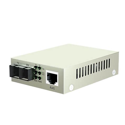 Ethernet Network 10100m Single Mode Rj45 Port Fiber Optic Media