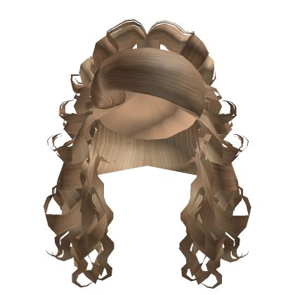 Curly High Ponytail Blonde Roblox