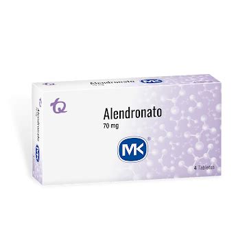 Alendronato 70 Mg MK Caja X 4 Tabletas