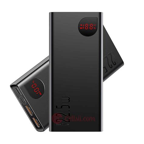 Baseus Adaman 22.5w Power Bank - 20000Mah - Black