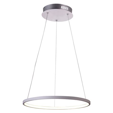 Pendente LED Orlo Redondo Luz Direta 3000K 20W Bivolt Ø40cm Alumínio e