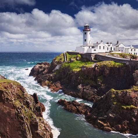 Fanad Lighthouse Wallpaper K Ireland Coastal Ocean Seascape