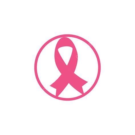 Pink Ribbon Clipart PNG Images, Pink Ribbon Vector Logo Design, Fight, Research, Icon PNG Image ...