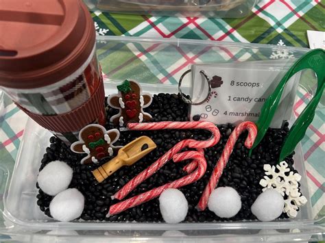 Hot Cocoa Sensory Bin Etsy