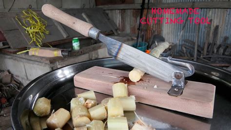 This Is A Traditional Tool How To Make A Sugar Cane Cutter From