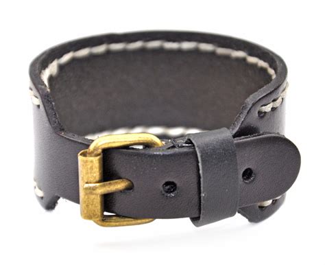 Genuine Leather Bracelet Women Men Buckle Bracelet Straps Bracelet